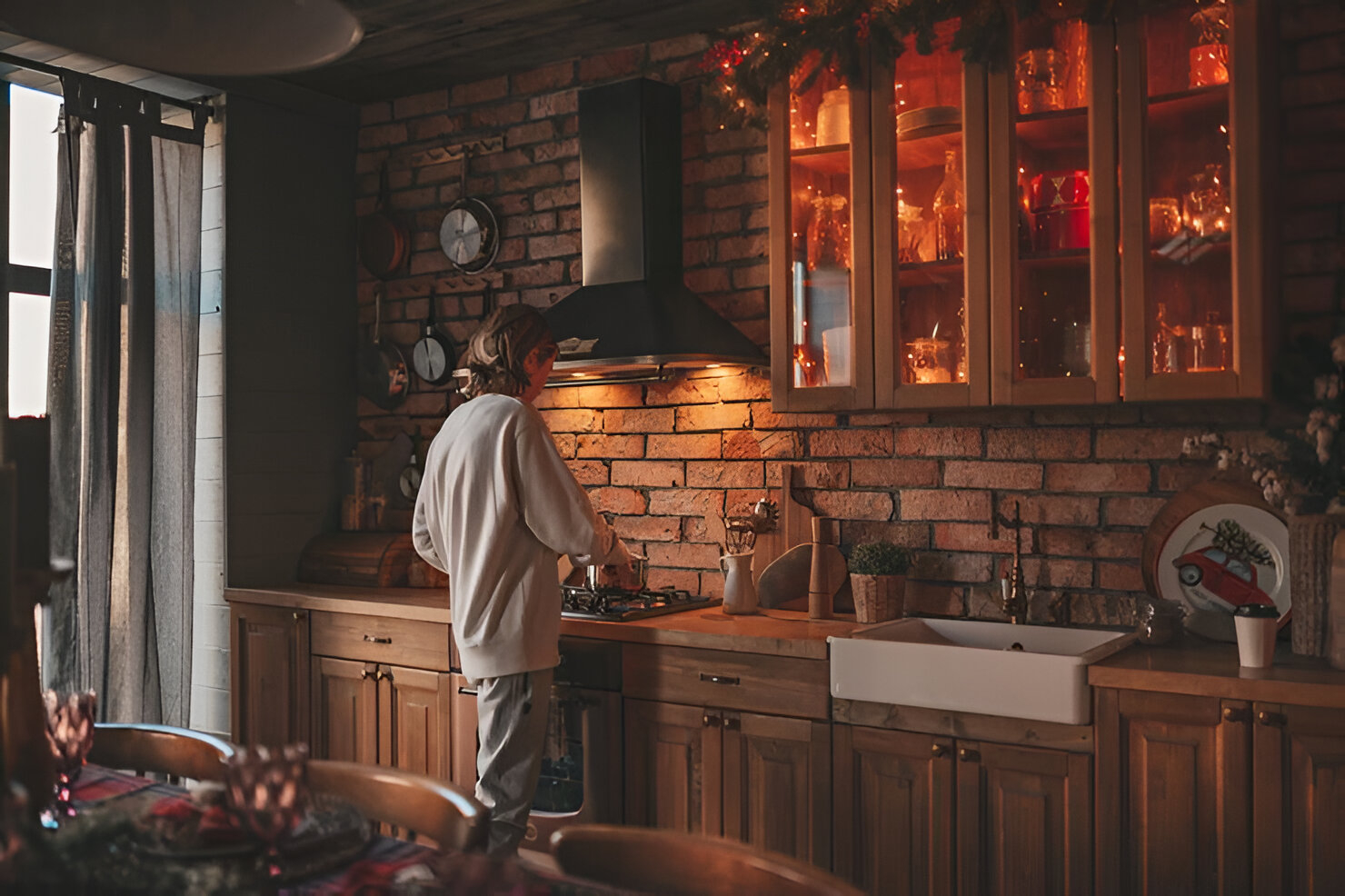 Dark and Tucked Away – A Kitchen With History
