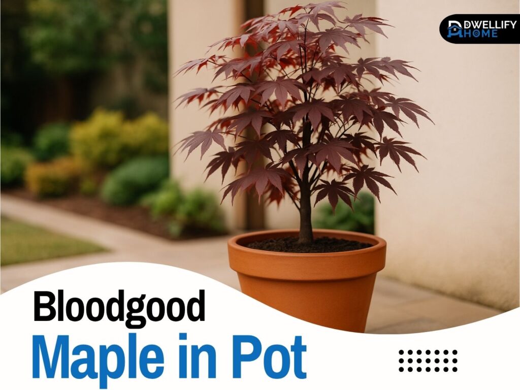 Bloodgood Maple in Pot
