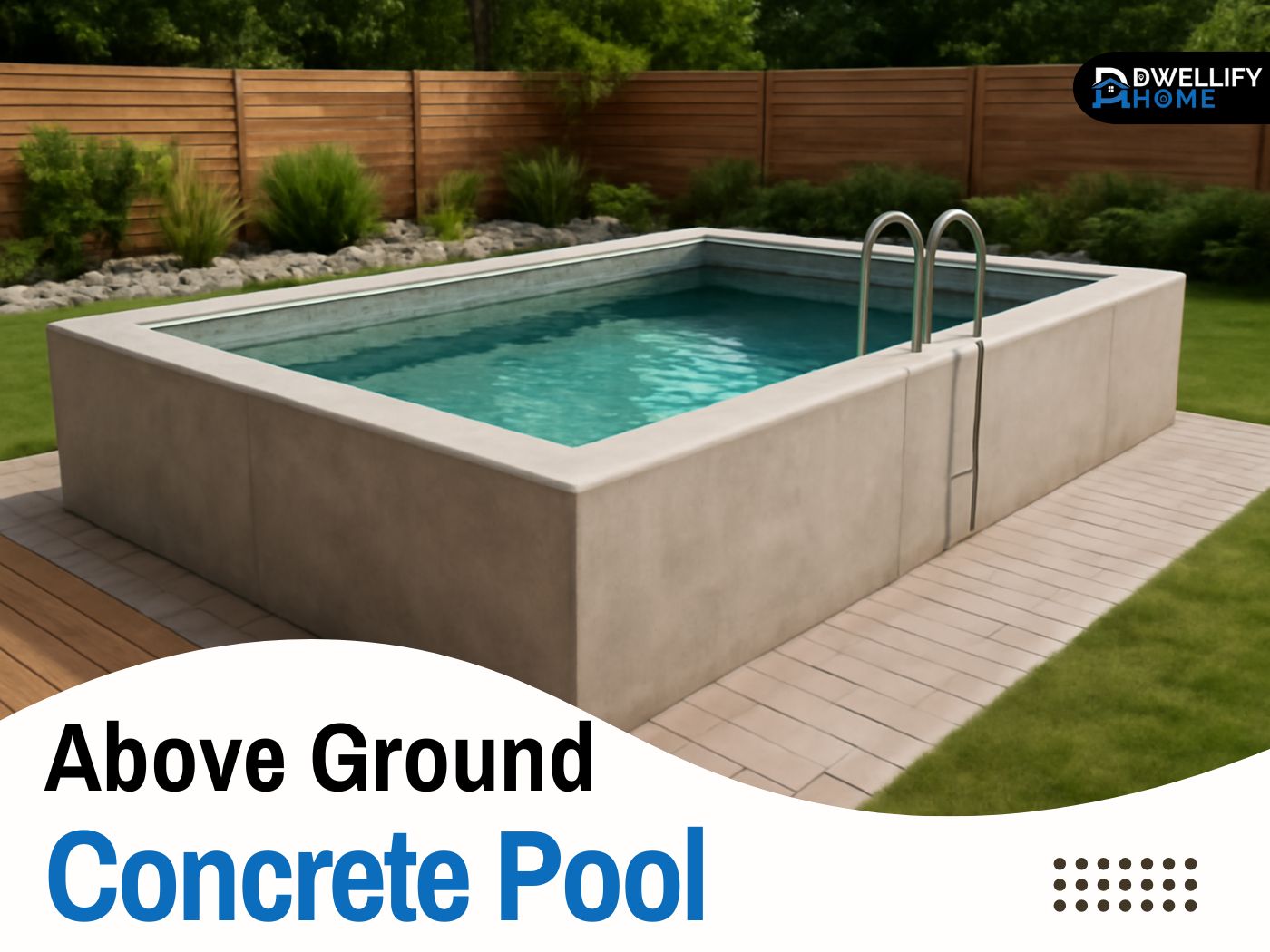 above ground concrete pool