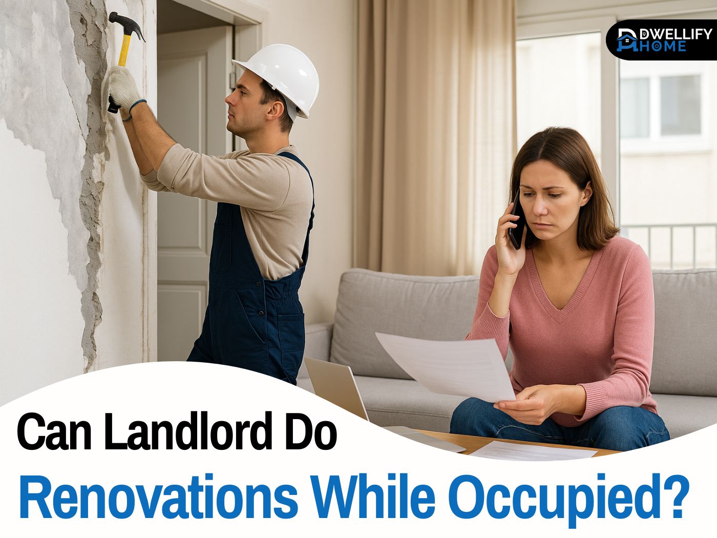can landlord do renovations while occupied