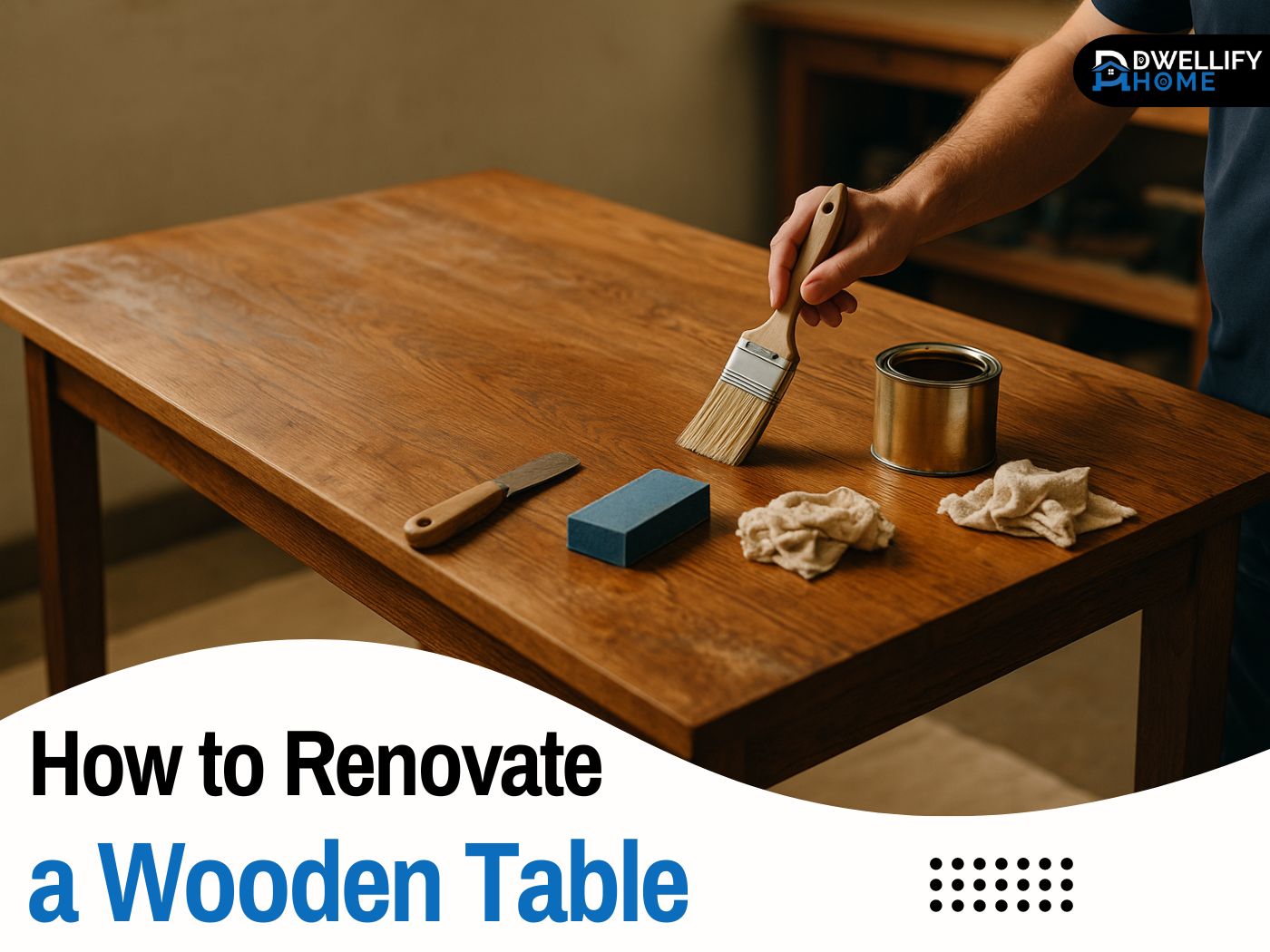 how to renovate a wooden table