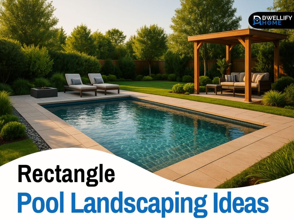 rectangle pool landscaping ideas