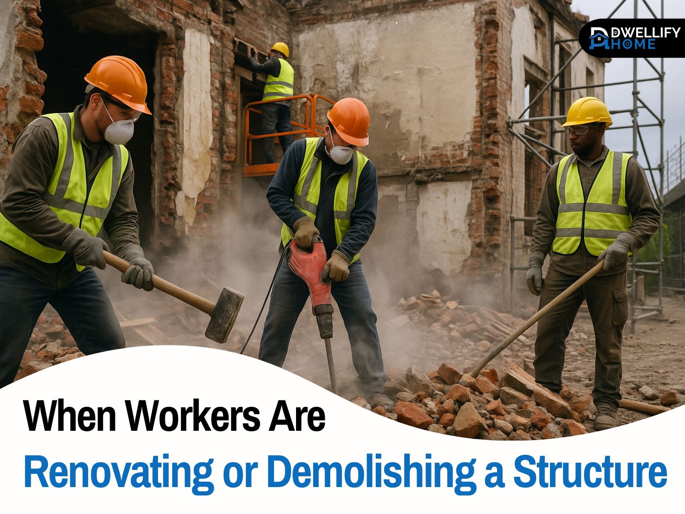 when workers are renovating or demolishing a structure