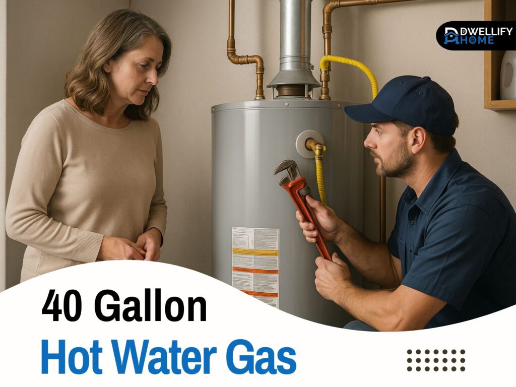 40 gallon hot water gas
