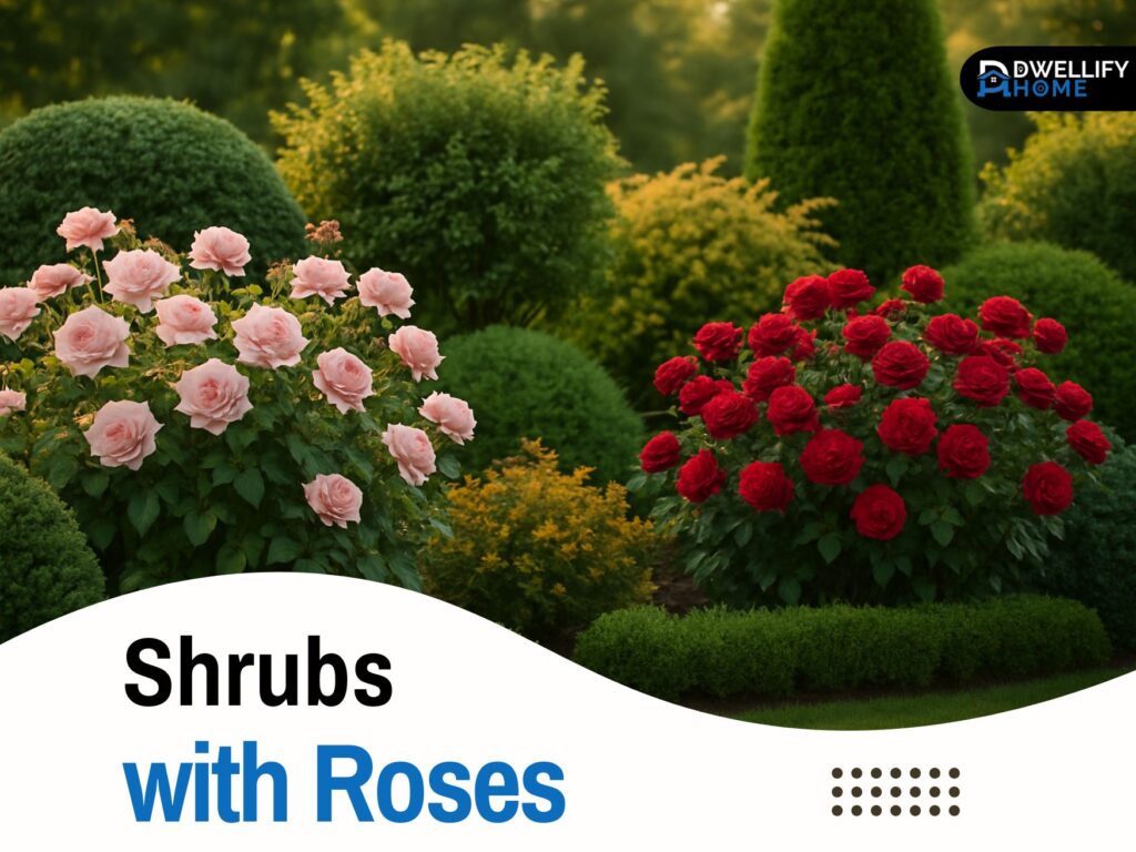 shrubs with roses