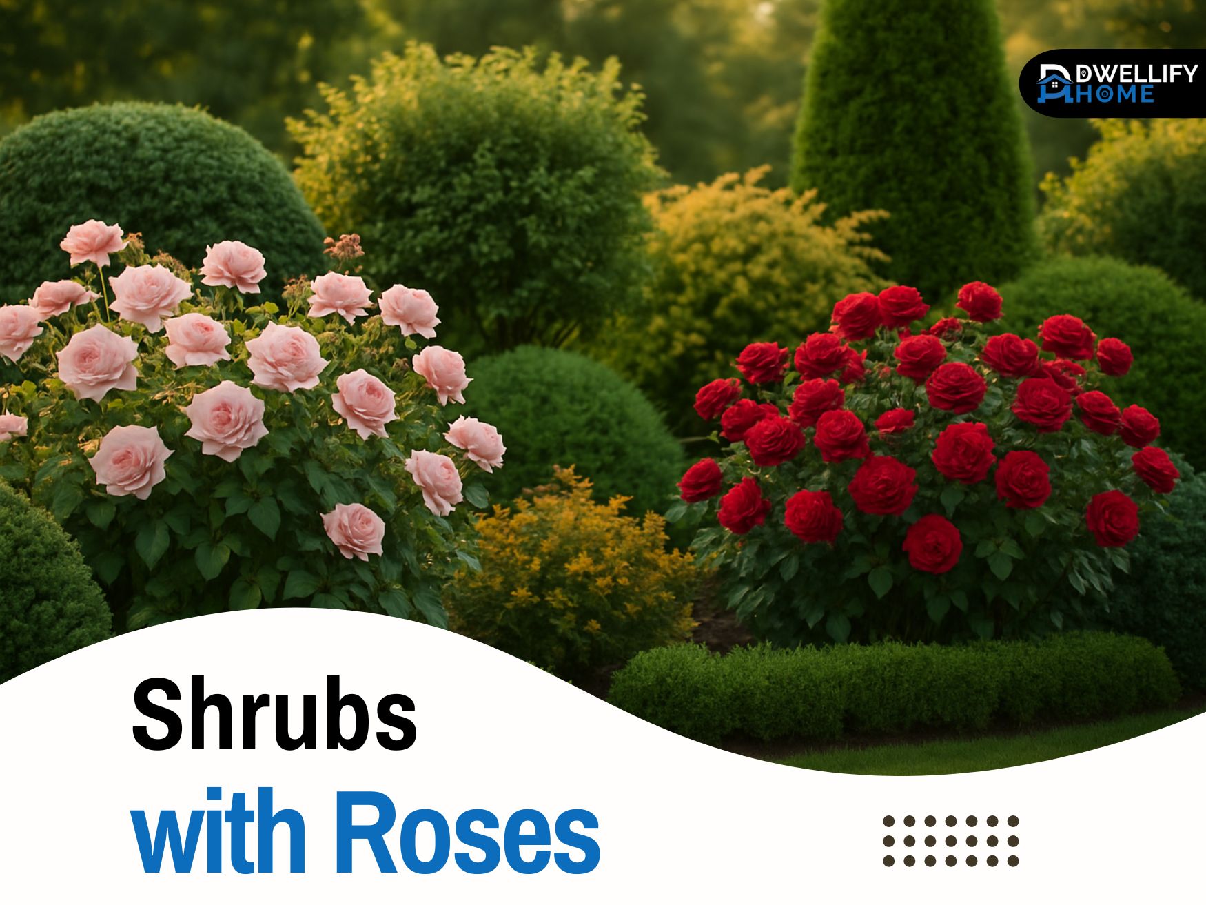 shrubs with roses