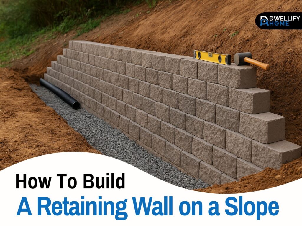 How to Build a Retaining Wall on a Slope