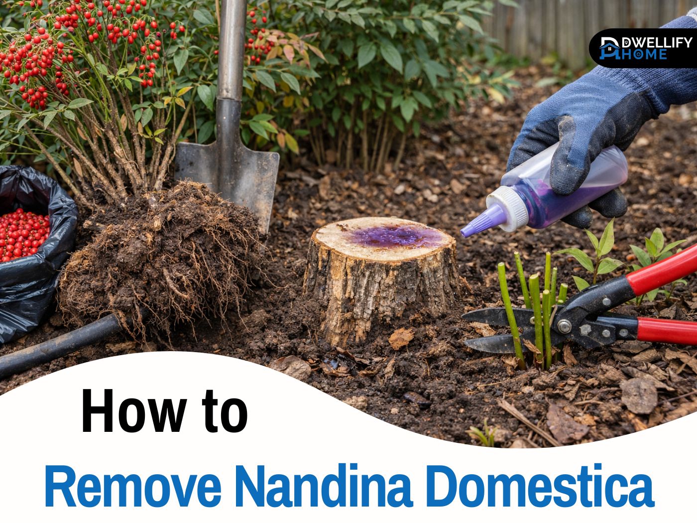 how to remove nandina domestica