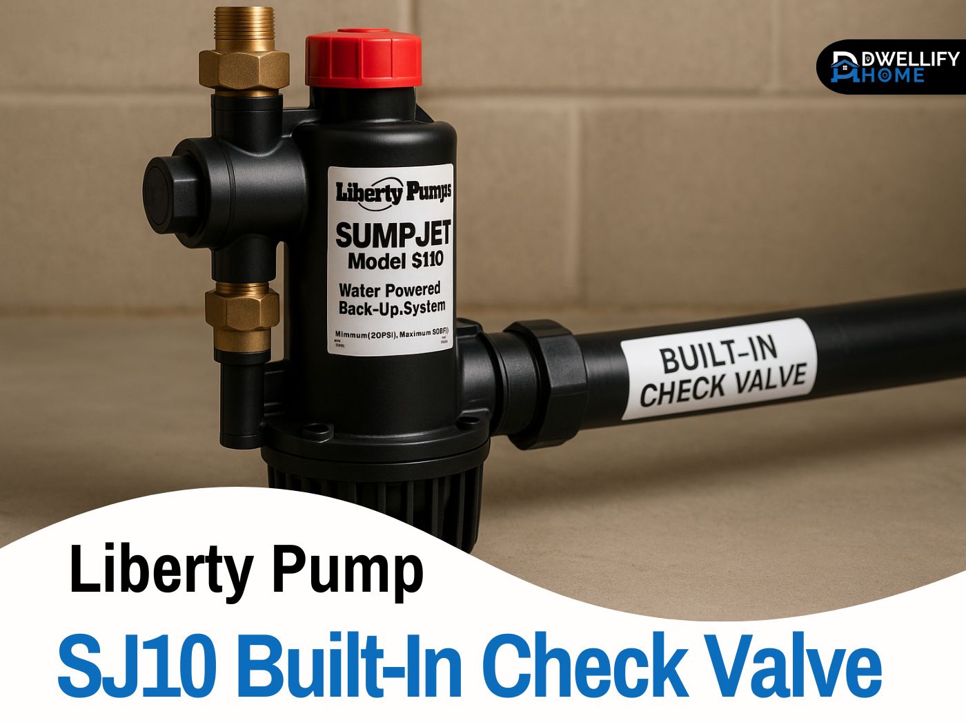 liberty pump sj10 built-in check valve