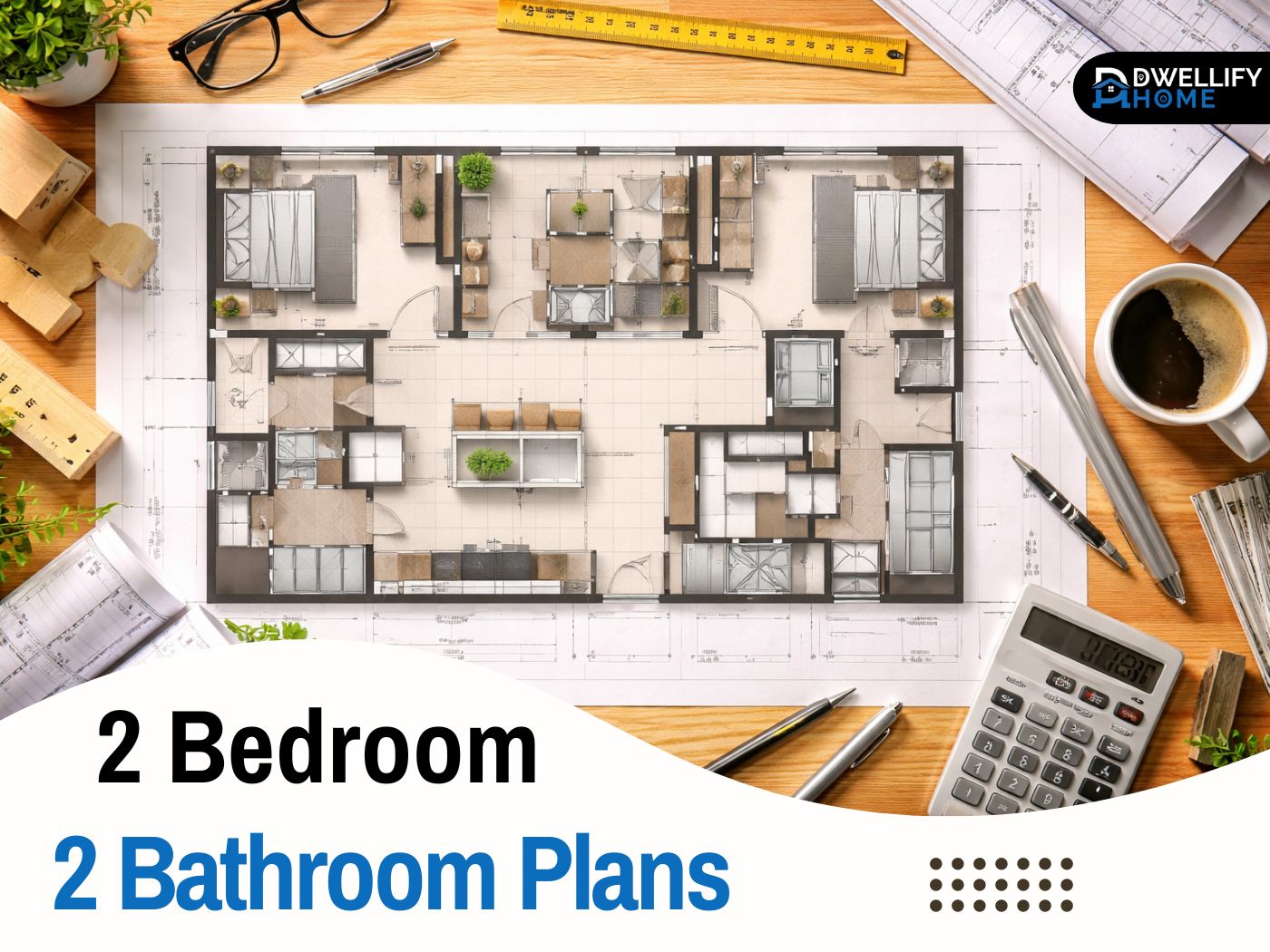 2 bedroom 2 bathroom plans