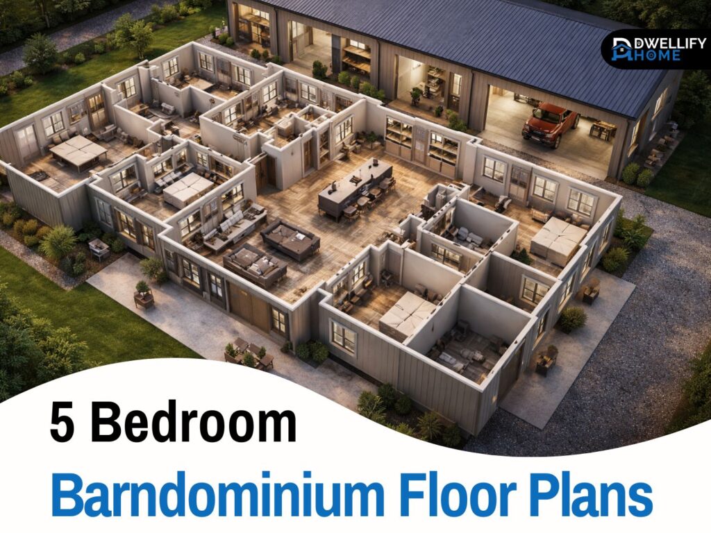 5 bedroom barndominium floor plans