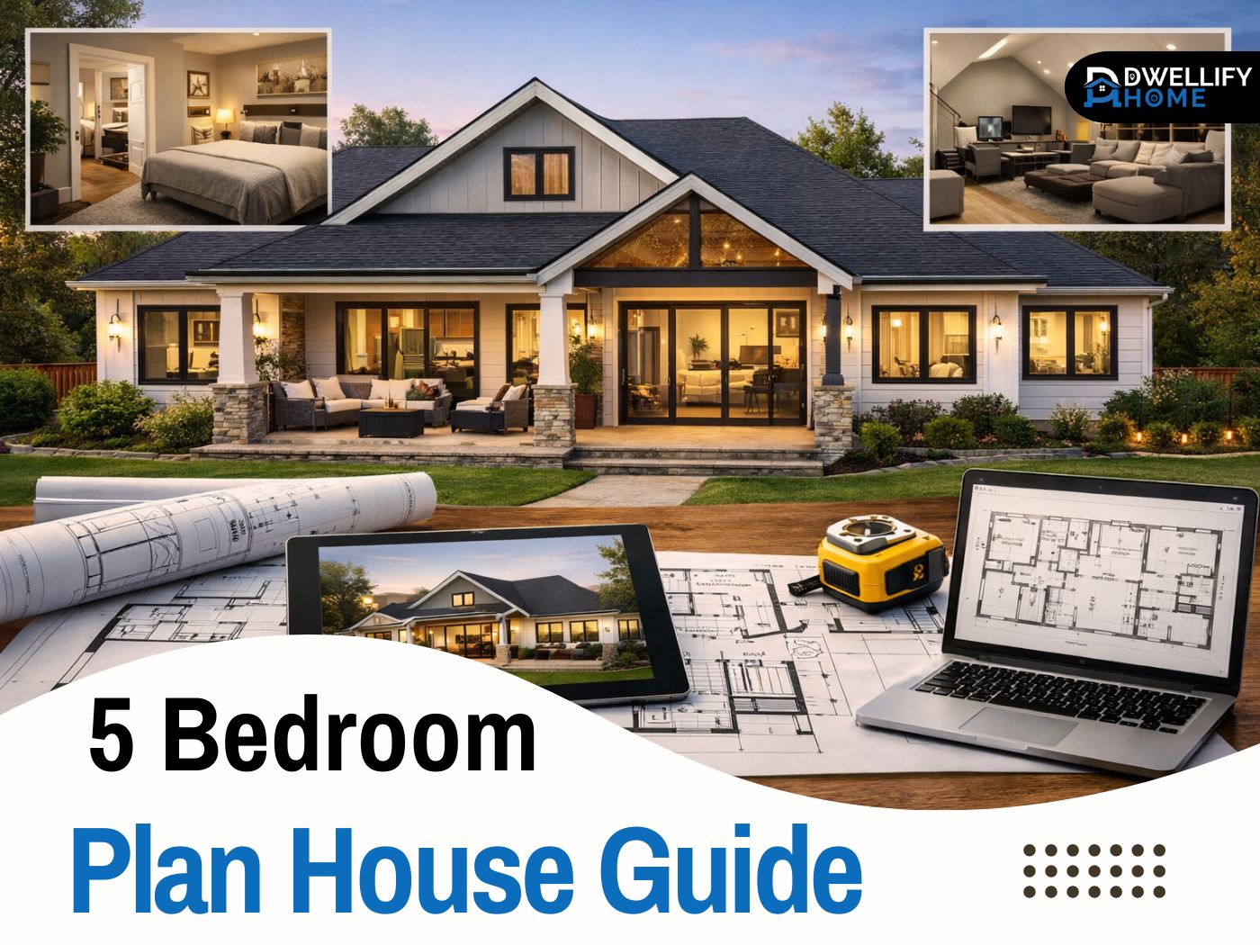 5 bedroom plan house