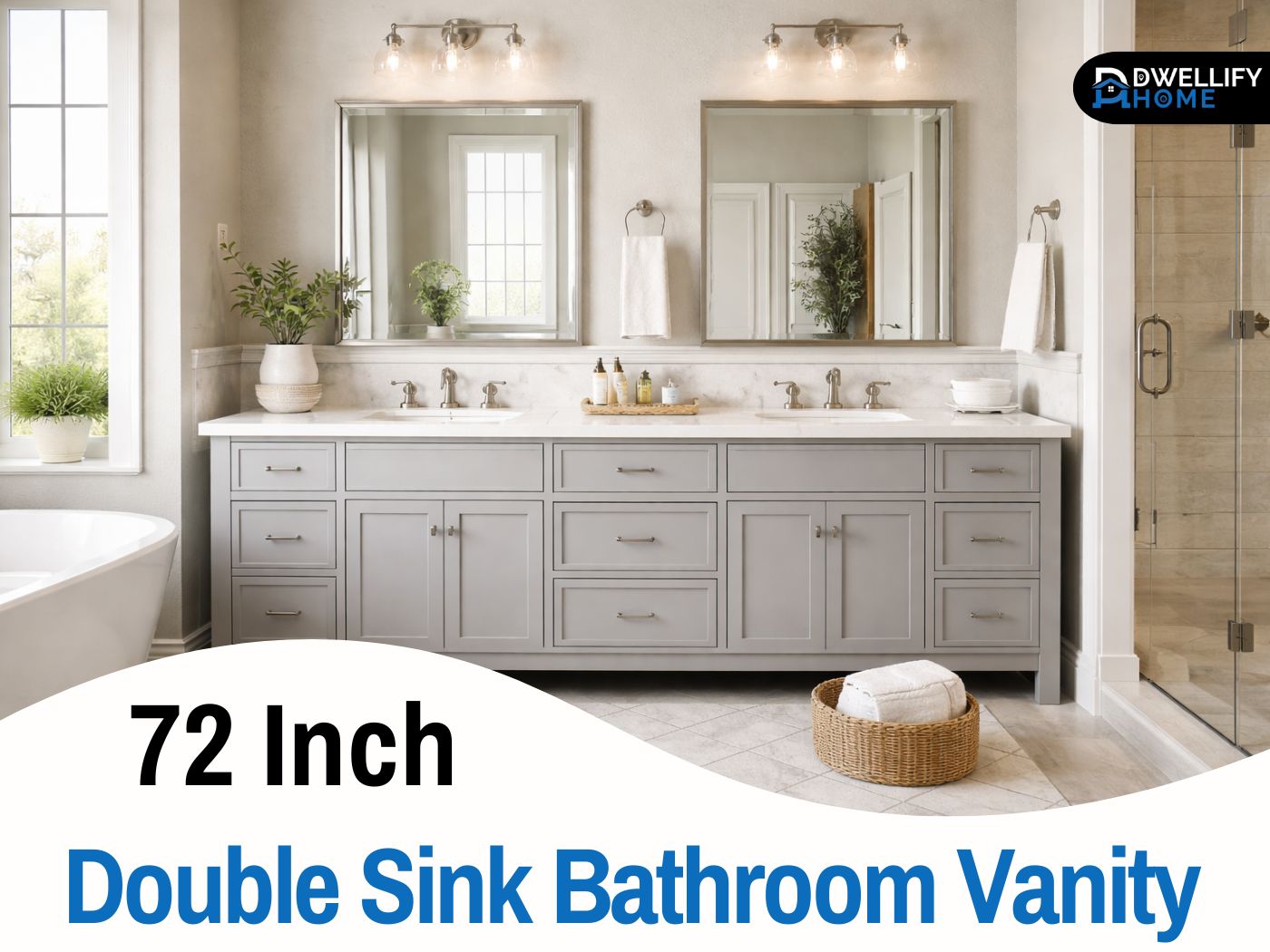 72 inch double sink bathroom vanity