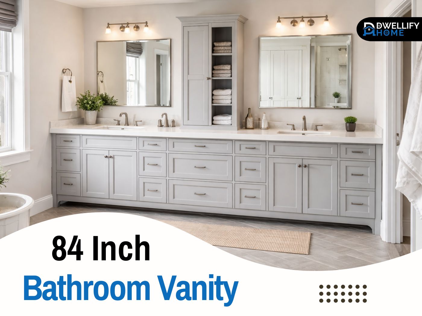 84 inch bathroom vanity