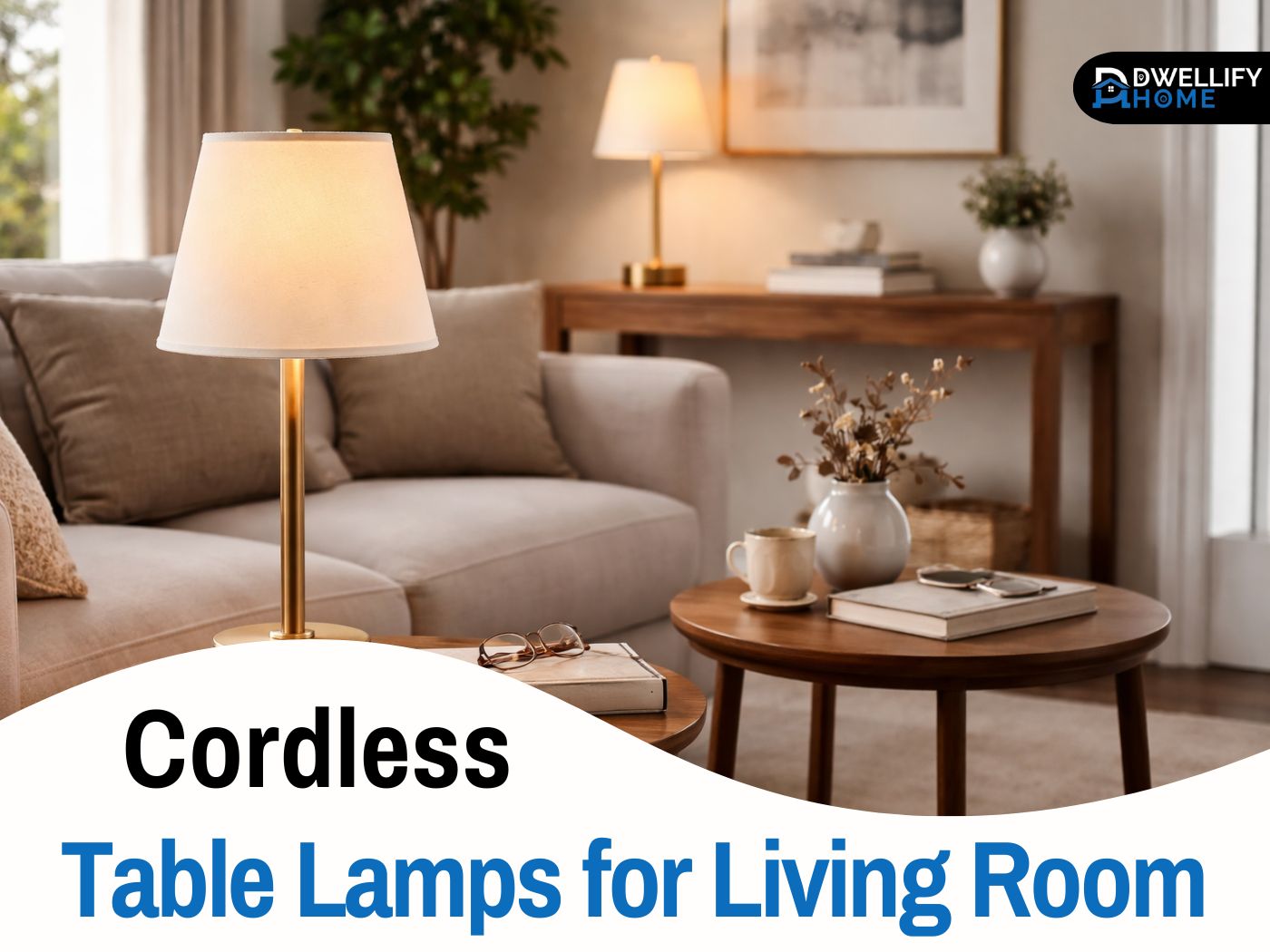 cordless table lamps for living room