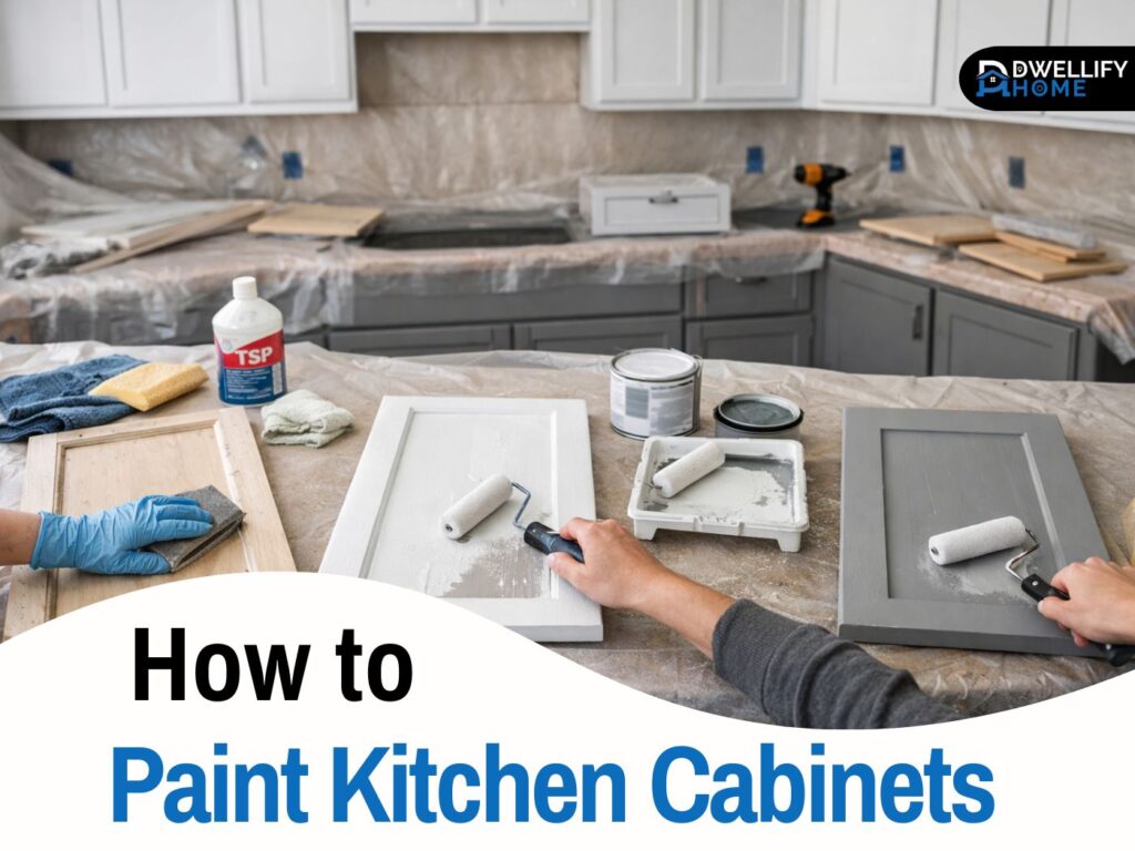 how to paint kitchen cabinets