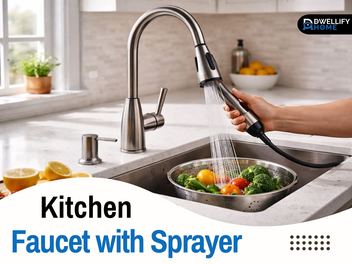kitchen faucet with sprayer