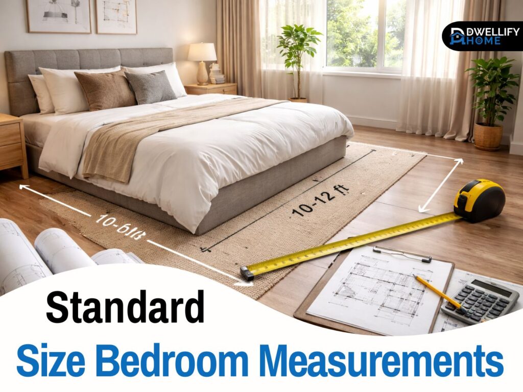standard size bedroom measurements
