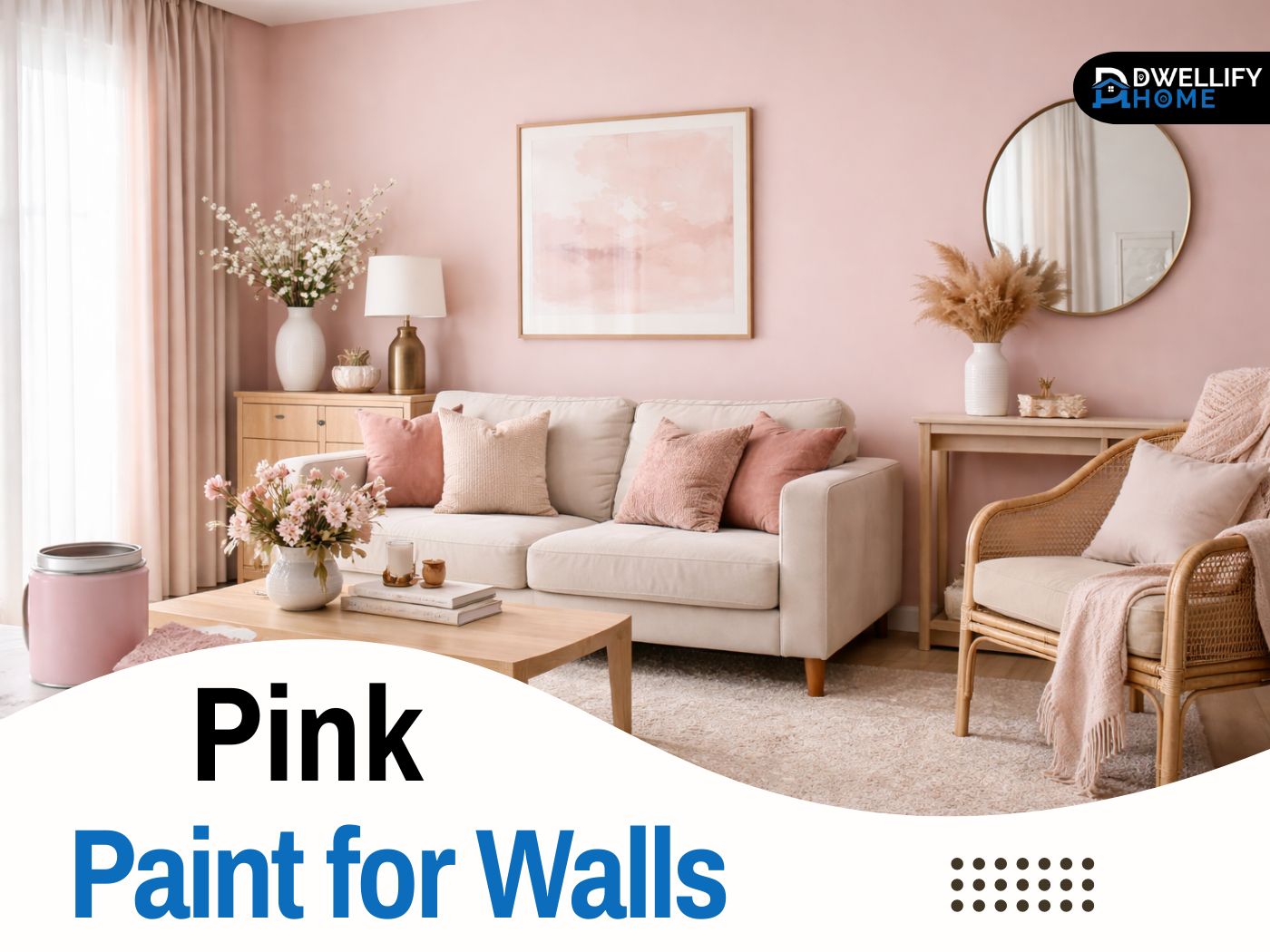 pink paint for walls
