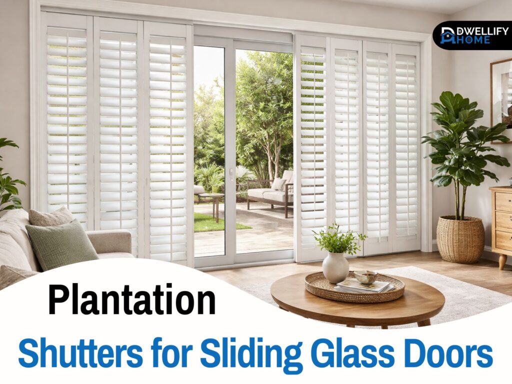 plantation shutters for sliding glass doors