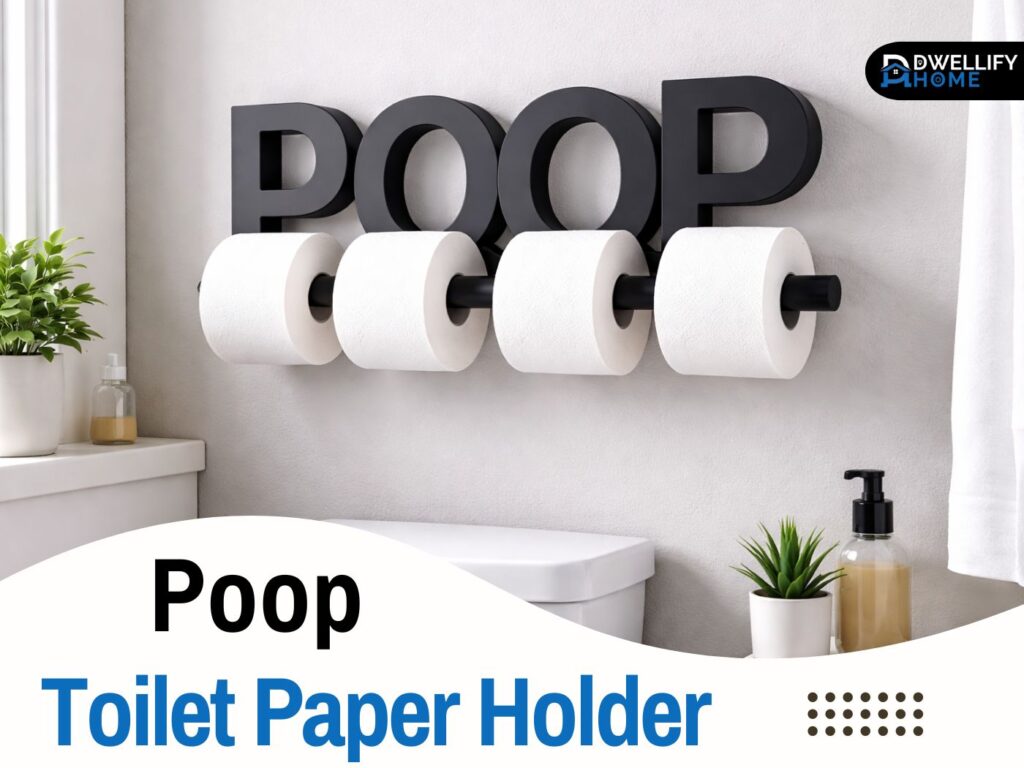 poop toilet paper holder