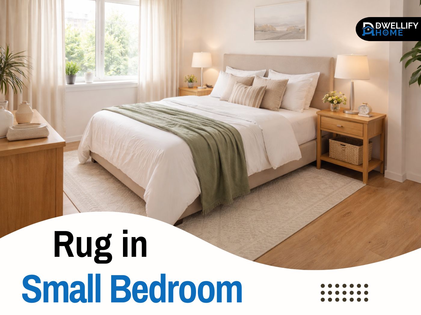 rug in small bedroom