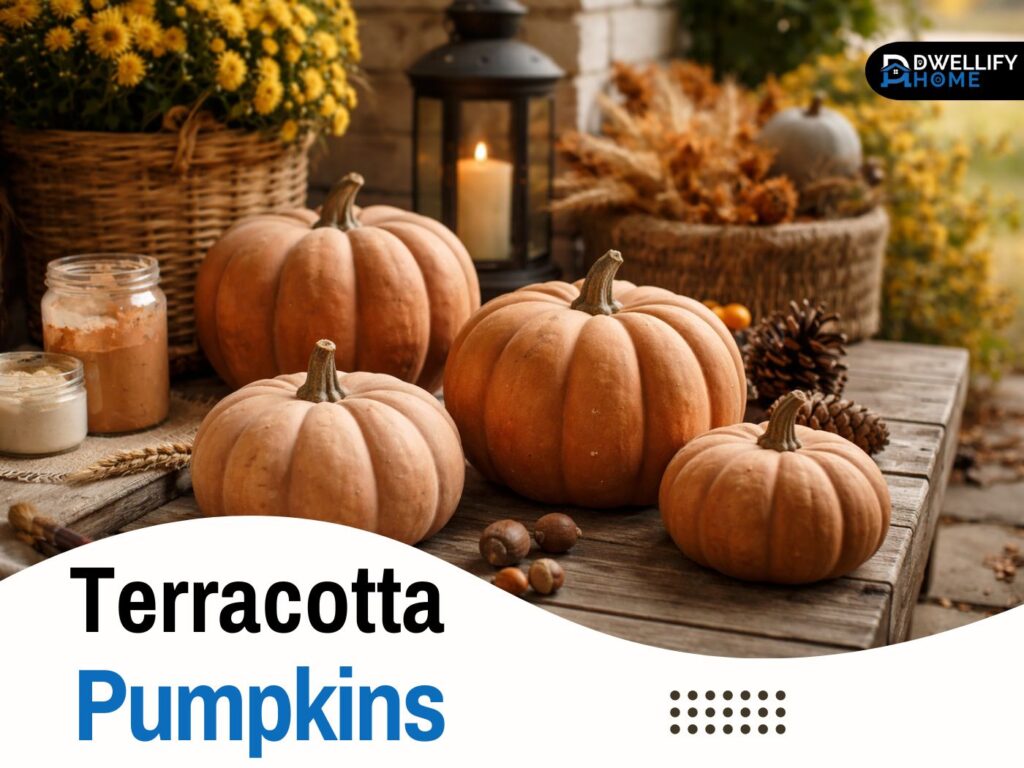 terracotta pumpkins