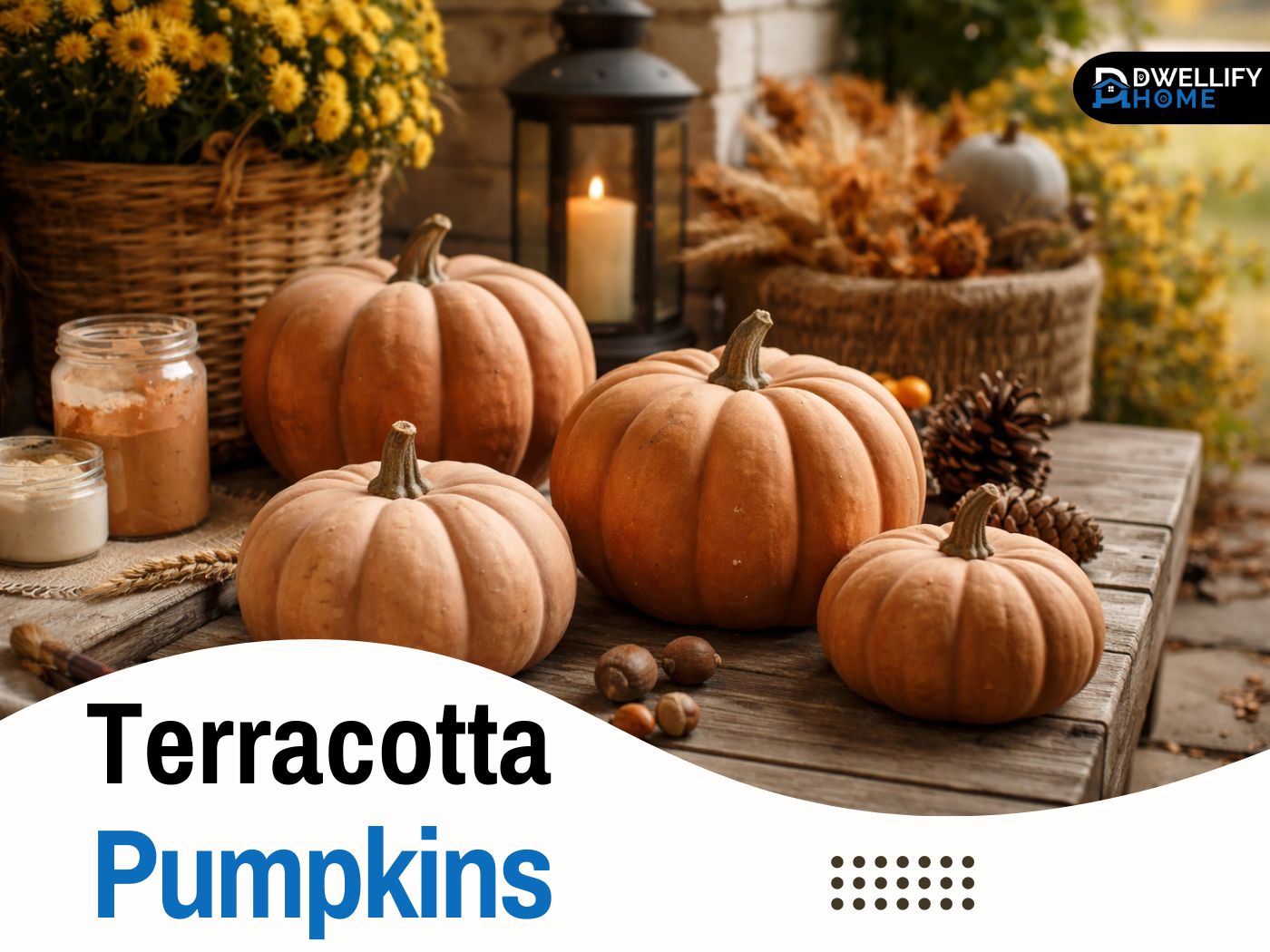terracotta pumpkins