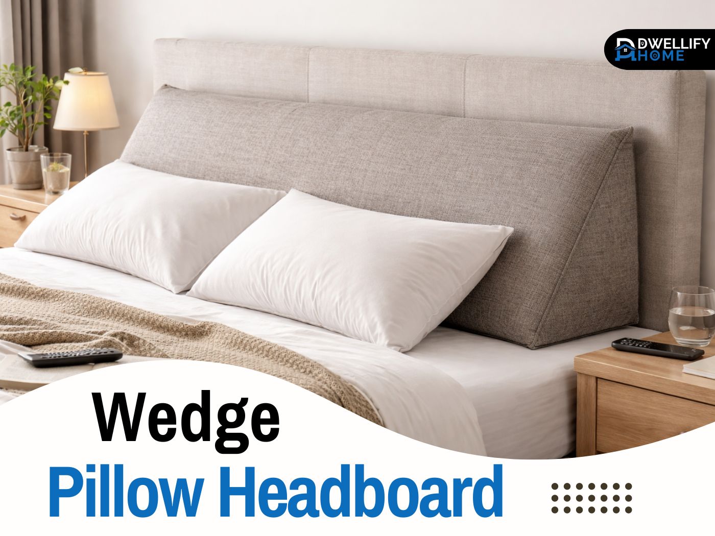 wedge pillow headboard