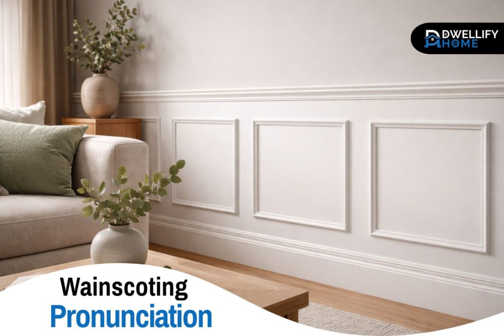 wainscoting pronunciation