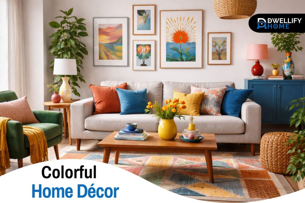colorful home decor