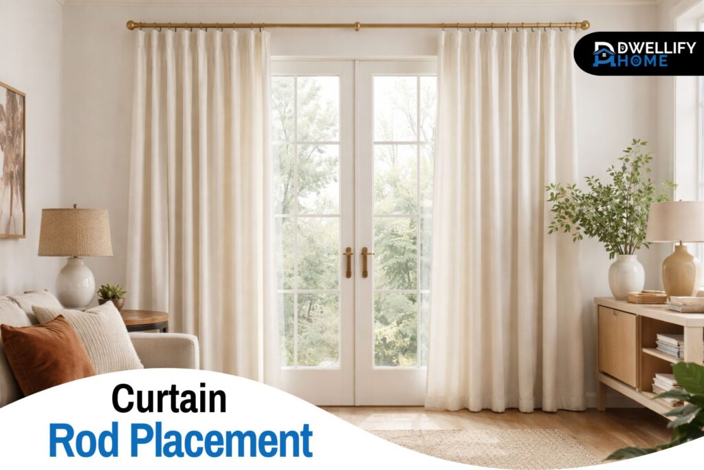 curtain rod placement