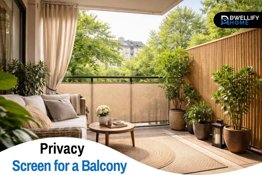 privacy screen for a balcony