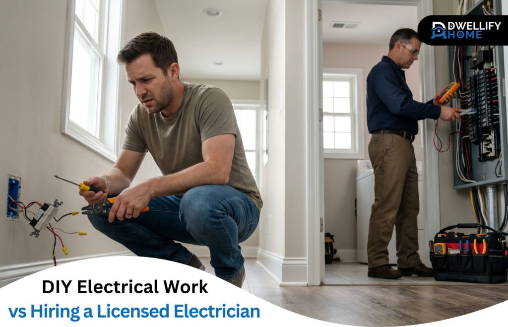 DIY Electrical Work vs Hiring a Licensed Electrician
