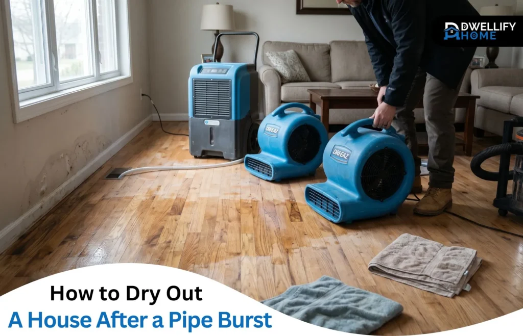 How to Dry Out a House After a Pipe Burst