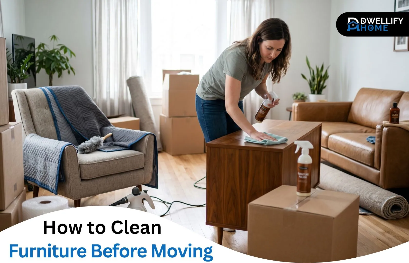 How to Clean Furniture Before Moving