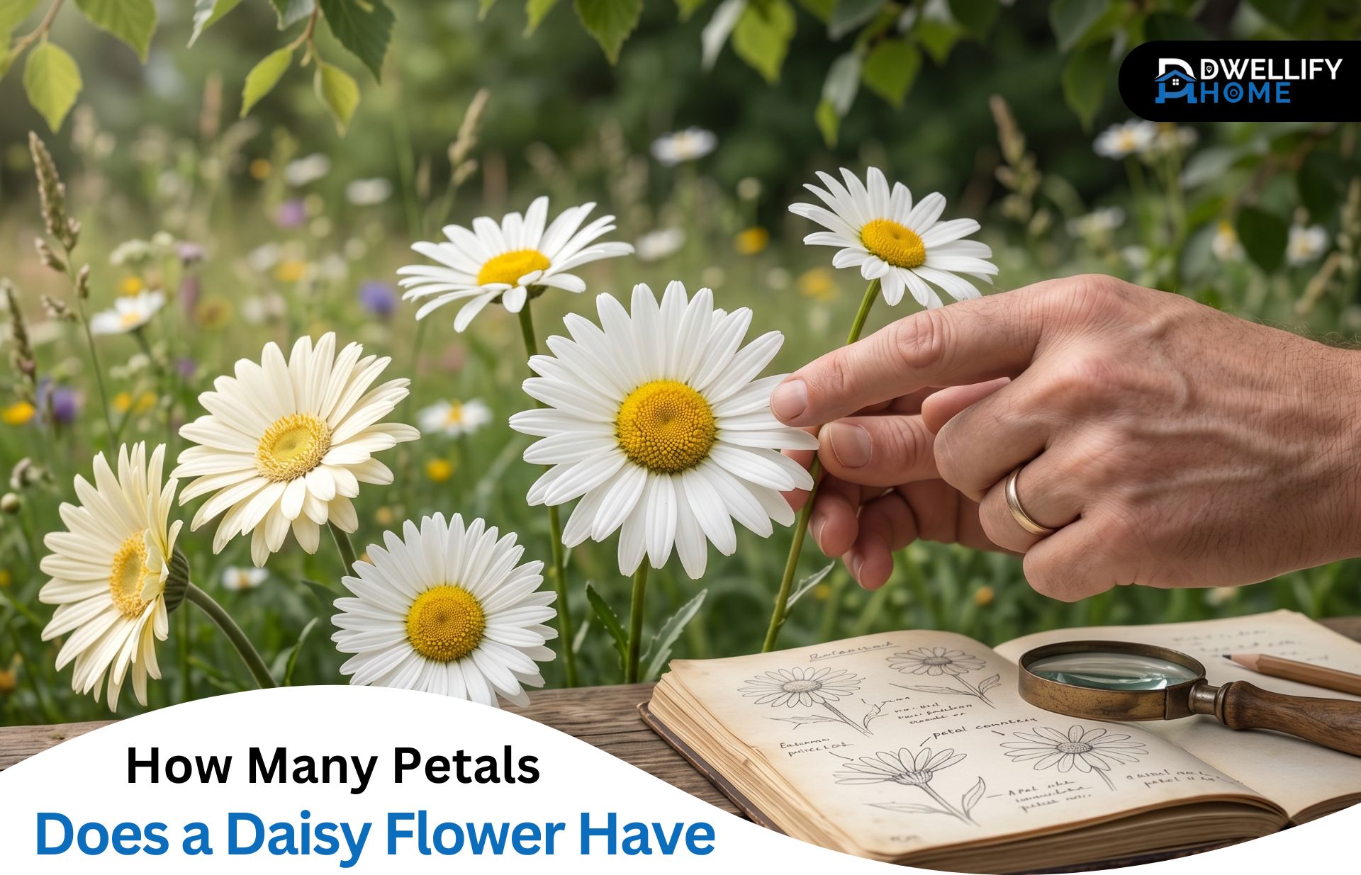 how many petals does a daisy flower have