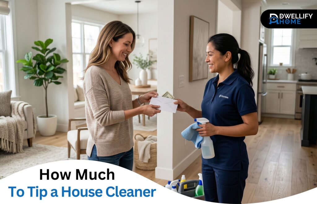 how much to tip house cleaner