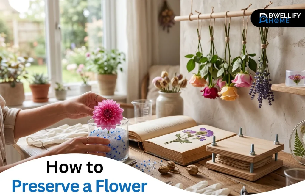 how to preserve a flower