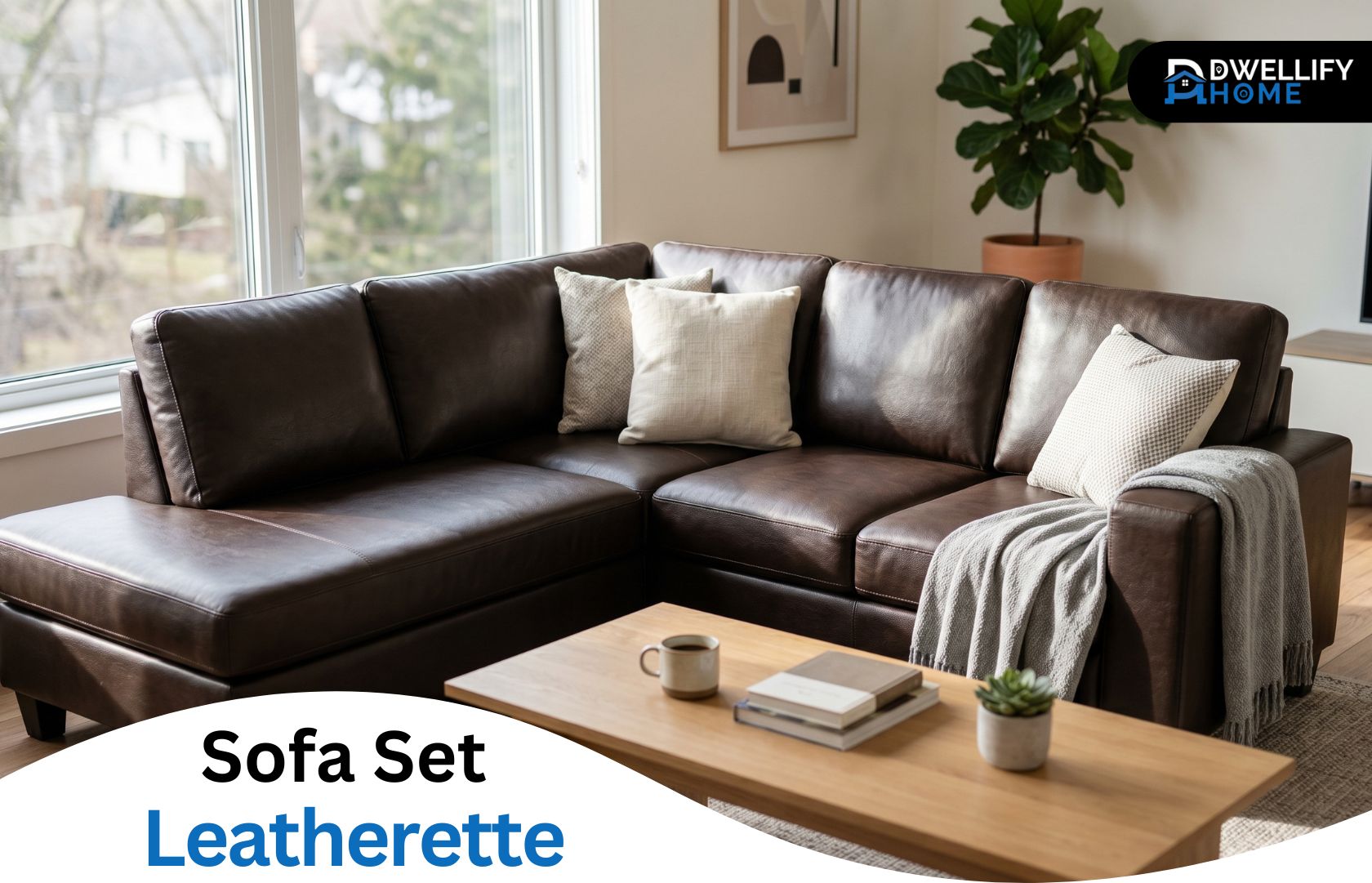 sofa set leatherette