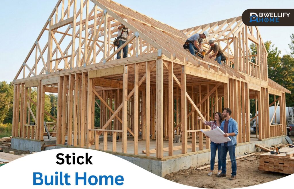 stick built home