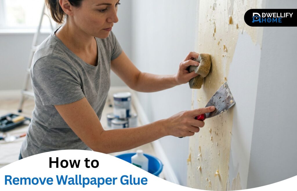 how to remove wallpaper glue