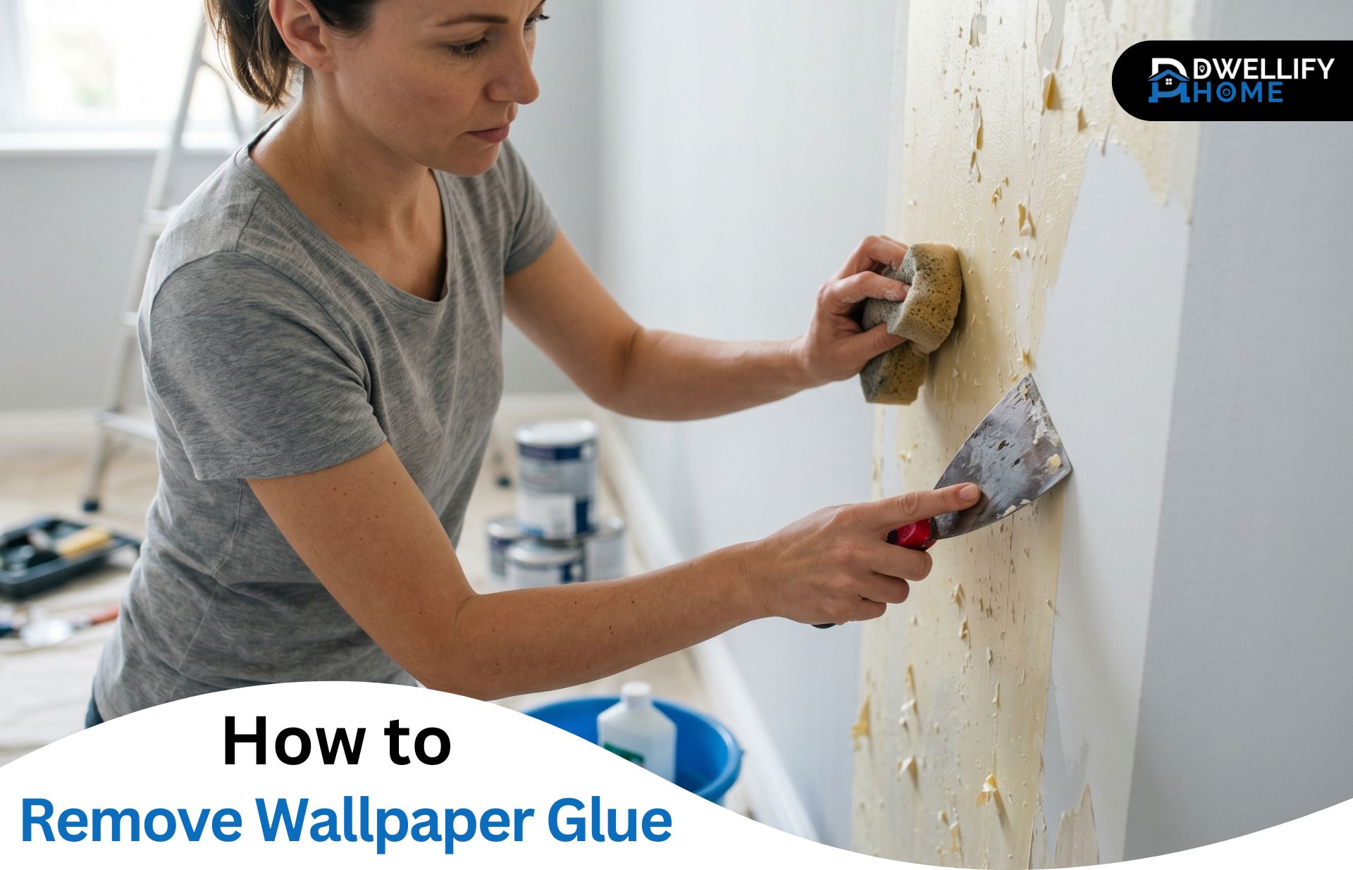 how to remove wallpaper glue