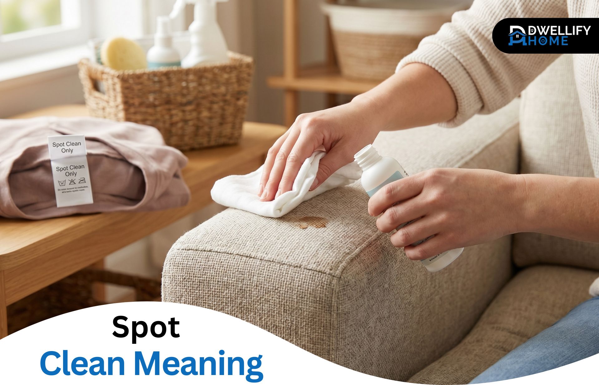 Spot Clean Meaning: What the Label Really Means
