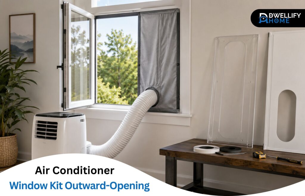 air conditioner window kit outward opening