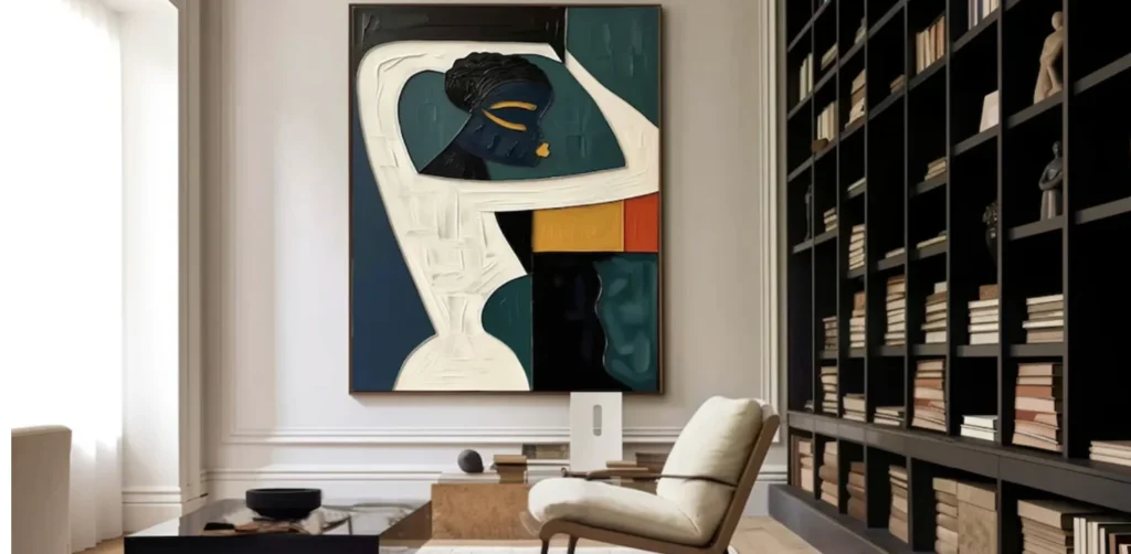Add Textured Wall Art for More Depth