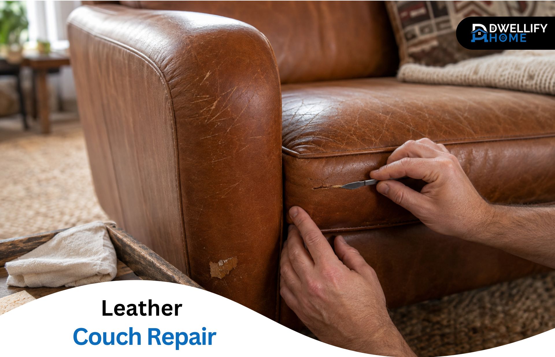 Leather Couch Repair: Scratches, Cracks, Tears & Peeling