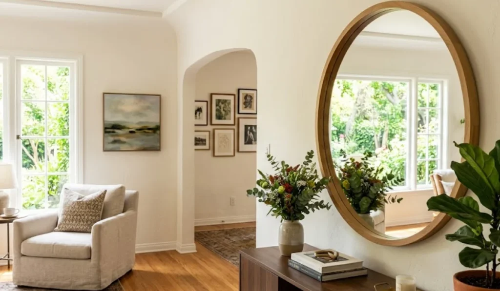 Use Mirrors to Make the Space Feel Larger