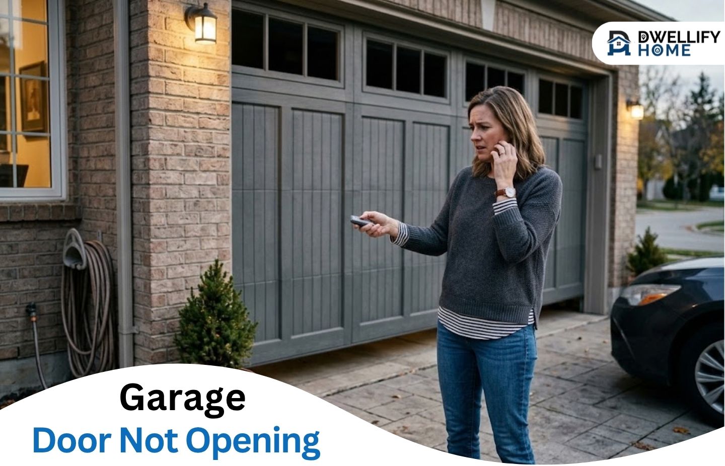 Garage Door Not Opening? Checks & When to Call a Pro