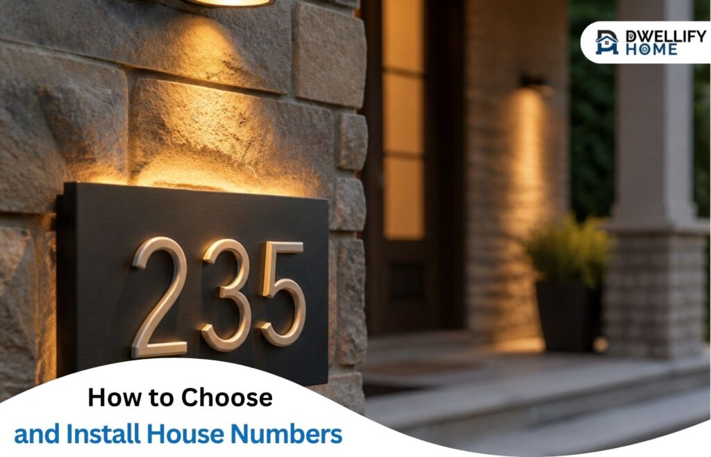 How to Choose and Install House Numbers That Actually Get Seen